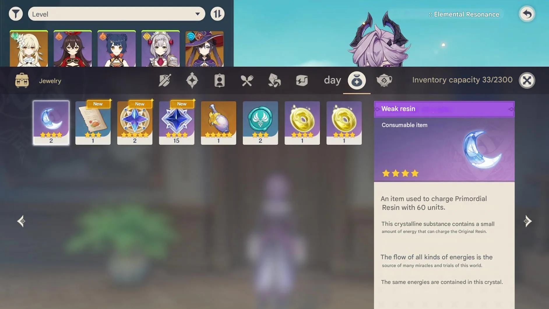 GI1396 Durin + Mona Starter AR5 | Lumine Female Main | Many 4-Star Weapons & Items 